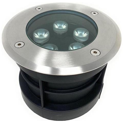 Faretto Calpestabile Da Terra Segnapassi Carrabile 5 W Led Luce Naturale Ip67 - Foto 1