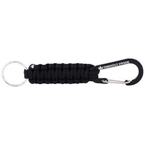 Portachiavi In Paracord Black - Foto 3
