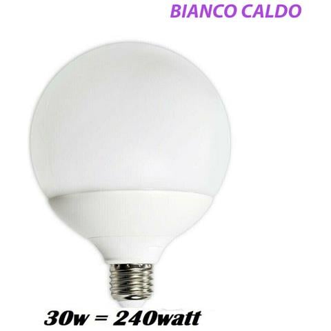 Lampadina Led 2835 E27 Bulb Spirale G150 Globo 30w= 240w Luce Casa 2700k Calda - Foto 1