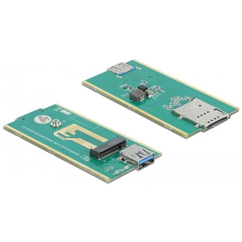 Convertitore USB 3.0 per Modulo M. 2 Chiave B con Slot SIM e Custodia - Foto 2