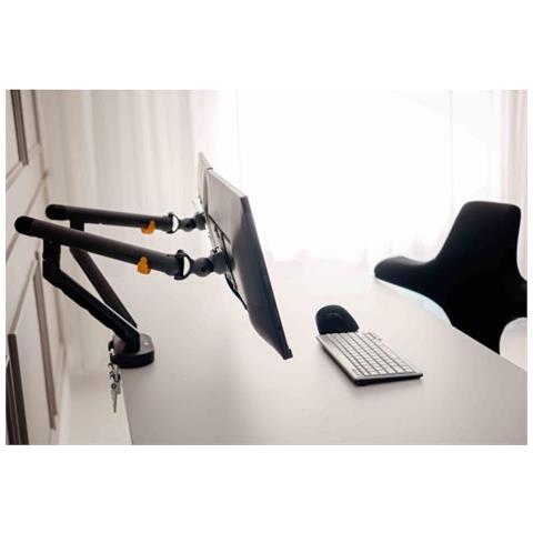 Be Flexible Dual 88,9 Cm (35"") Grigio Scrivania - Foto 2