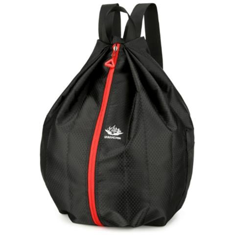 Zaino Da Basket Pieghevole, Borsa Sportiva Di Grande Capacità Black - Foto 2
