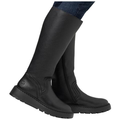 Black Casual Closed Ladies' Boots Stivali Pelle Sintetica Scarpe Donna Nero Eu 38, 70452-00 - Foto 2