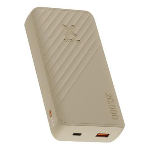 Powerbank 20 000mah Usb-a/usb-c Modello Go2 Fastcharge 15w Compact, Beige - Foto 1