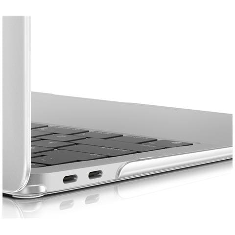 Cover Trasparente Crystal Per Macbook Air 13 Pollici 2020 Usb-c M1, Trasparente - Foto 2