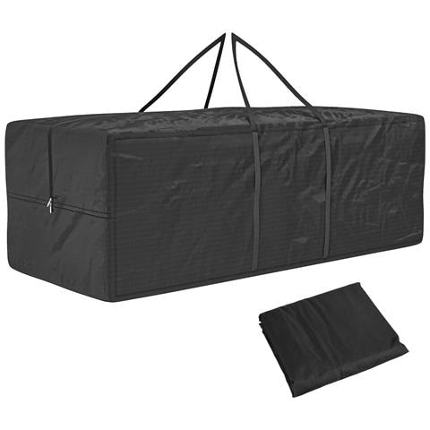 Sacca per Albero di Natale da 840L Impermeabile e UV30+, Tessuto Oxford 600D con Doppia Cerniera e Manici, Nero - Foto 1
