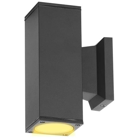 Applique Da Esterno Ip65 A Parete Faretto Gu10 Giardino Nero Italia - Foto 1