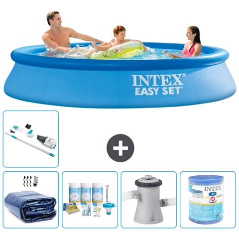Piscina Fuori Terra - In Giro - 305x61 Cm - Blu - Include Accessori Coordinati A460 - Foto 1