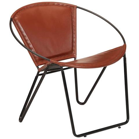 Lusso Casadino -  Sedia Marrone In Vera Pelle - Foto 2