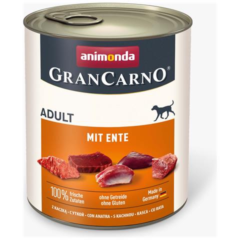 GranCarno 82804 cibo umido per cani Anatra Adulto 800 g - Foto 1