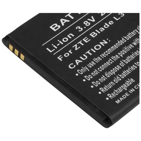 Batteria Per Zte Blade L3 Li-ion 3.8v 2000mah 7.6wh Rif Li3820t43p3h785439 - Foto 2