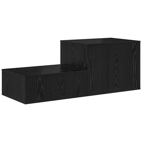 Armadio da stoccaggio  Nero 127x41x40 cm in Legno ingegnerizzato - Foto 9