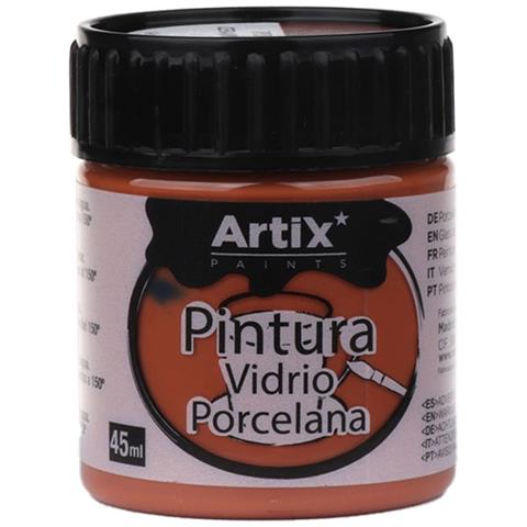 Pack 6 Uds. Pittura Ceramica E Vetro 45 Ml Colore Marrone - Foto 2