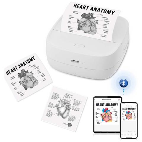 Stampante Termica Per Etichette Da 2 Pollici: Portatile Con Bluetooth E Connettività Usb Per Uso Commerciale E Al Dettaglio - Foto 2