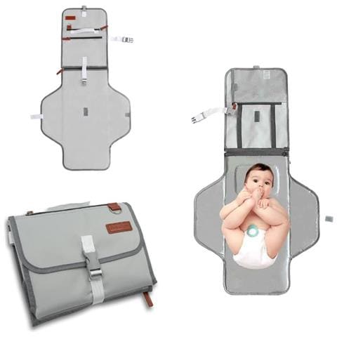 Fasciatoio Portatile Per Neonati Pieghevole Impermeabile 55 X 62 Cm - Foto 1
