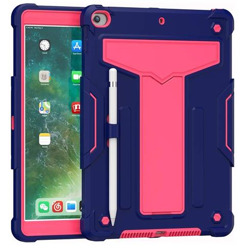 Custodia Per Ipad 9/8/7 10.2"" Con Supporto E Alloggiamento Per Stilo Rosa - Foto 1