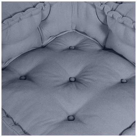 Cuscino 2 pcs Grigio 70 x 70 x 54 cm Poliestere - Foto 9