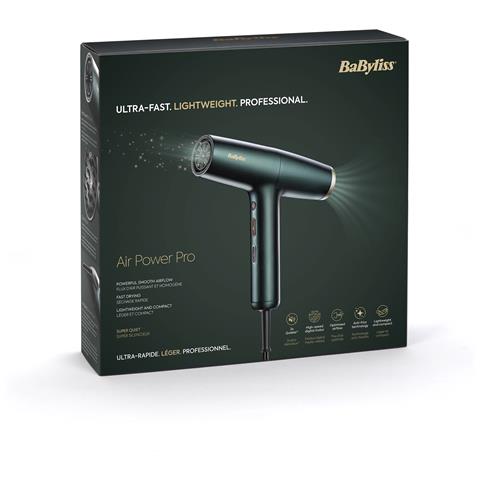 Air Power Pro asciuga capelli 1700 W Oro, Verde - Foto 24