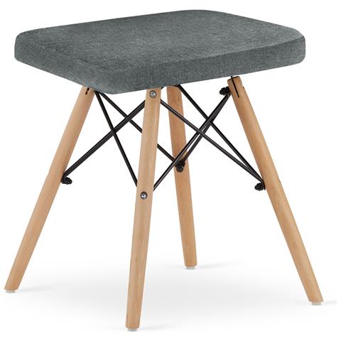 Sgabello, grigio /naturale - Foto 5