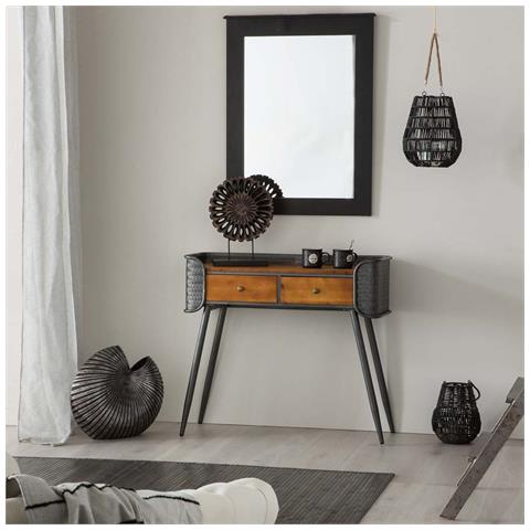 Statuetta Decorativa In Poliresina Marrone 29,5x9x40h Cm - Foto 2