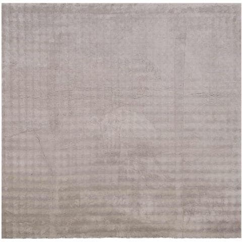 Tappeti per area Quadrato HUARTE Sabbia 120 x 120 cm Poliestere - Foto 1