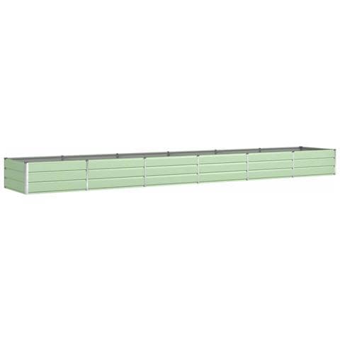 Fioriera Verde Pastello 195 x 100 x 45 cm Acciaio zincato - Foto 1