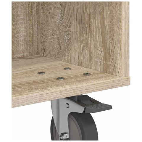 Tavolino con Ruote Rovere Sonoma 50,5 x 50 x 30 cm - Foto 9