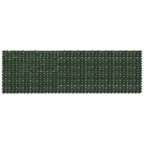 Schermo per balcone con foglie Verde Scuro 500 x 150 cm - Foto 1