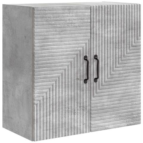 Mobiletto a muro Grigio Cemento 59 x 31 x 60 cm - Foto 1