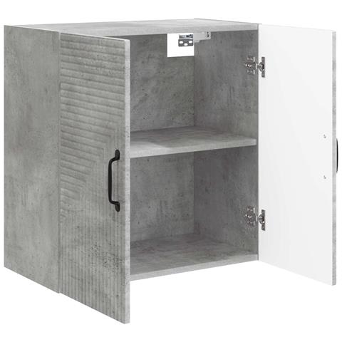 Mobiletto a muro Grigio Cemento 59 x 31 x 60 cm - Foto 2