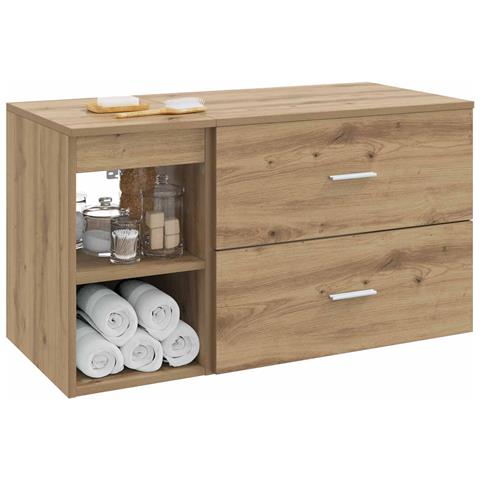 Set di mobili per il bagno 2 pcs Rovere Artigianale - Foto 2