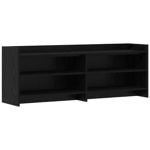 Mobile TV 135 x 33 x 47 cm Rovere Nero Legno ingegnerizzato - Foto 1