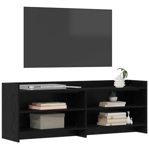 Mobile TV 135 x 33 x 47 cm Rovere Nero Legno ingegnerizzato - Foto 2