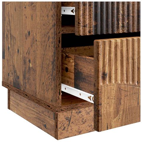 Armadio da Notte 2 pcs Legno antico 43 x 34,5 x 44,5 cm - Foto 9