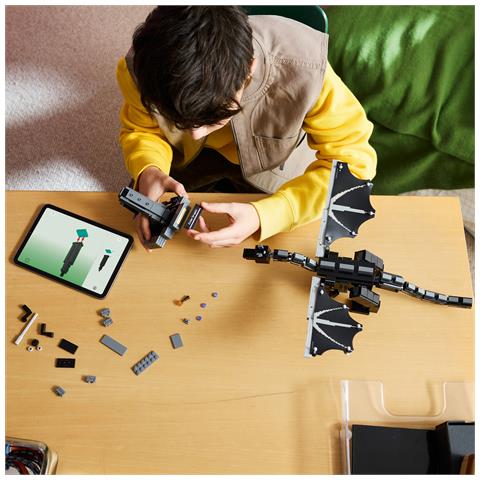 Minecraft 21595 Drago dell'End, Giocattolo Interattivo con Ali Mobili e Supporto, Regalo per Gamer e Bambini da 10 Anni - Foto 19