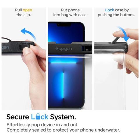 Spigen A601 Universale Protezione D'acqua Scatola Crystal Clear - Foto 2