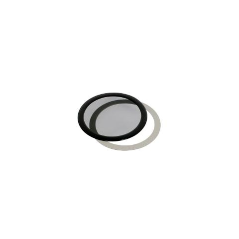 Round Dust Filter 120mm - Nero / Nero - Foto 1