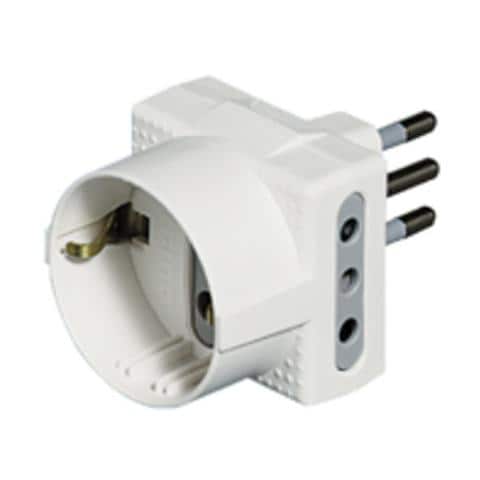 Adattatore Tris 4 Uscite Bianco - Foto 1