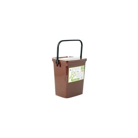 Contenitore Umido Ricybox Lt7 Con Coperchio Marrone Spazzatura Riordino - Foto 1