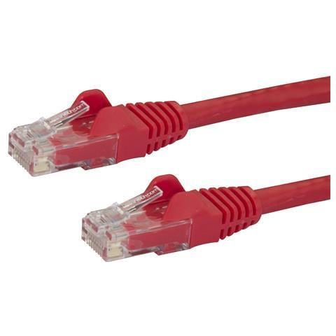 Cavo di rete CAT 6 - Cavo Patch Ethernet RJ45 UTP rosso da 10m antigroviglio - Foto 1