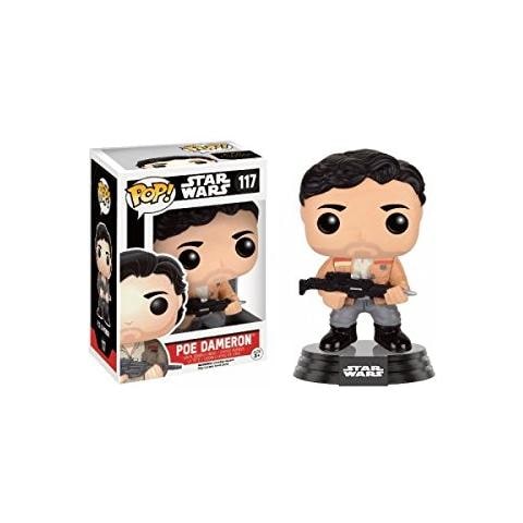 Figura Star Wars Episode Vii Pop Vinyl Bobble Head Figure Poe Dameron (resistance) 9 Cm - Foto 1