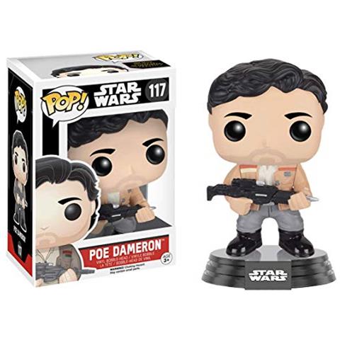 Figura Star Wars Episode Vii Pop Vinyl Bobble Head Figure Poe Dameron (resistance) 9 Cm - Foto 2