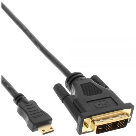 17475P Mini-HDMI DVI Nero cavo di interfaccia e adattatore - Foto 1