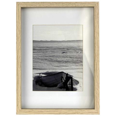 Cornice Portafoto in Legno Colore Quercia 21 x 29,7 cm - Foto 1