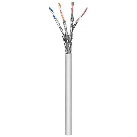 Wentronic - Bulkkabel - 50,0m - Sftp, Pimf - Cat 6a - Halogenfrei, Innen, Rund, Verseilt - Grau (96093) - Foto 2