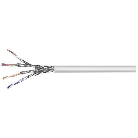 Wentronic - Bulkkabel - 50,0m - Sftp, Pimf - Cat 6a - Halogenfrei, Innen, Rund, Verseilt - Grau (96093) - Foto 1