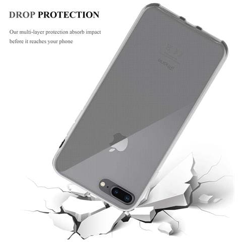 Custodia Compatibile Con Apple Iphone 8 Plus / Iphone 7 Plus / Iphone 7s Plus In Completamente Trasparente - Coperchio Protettivo In Silicone Tpu Flessibile - Foto 8
