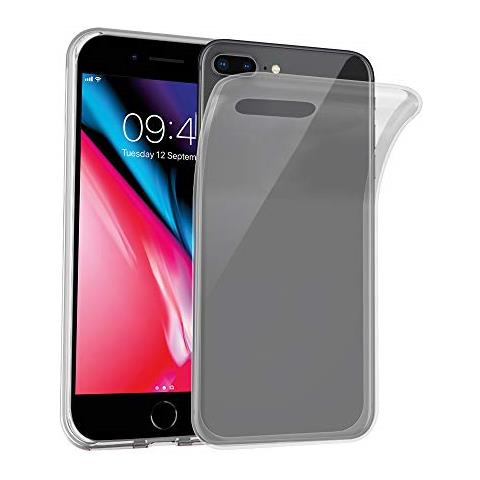 Custodia Compatibile Con Apple Iphone 8 Plus / Iphone 7 Plus / Iphone 7s Plus In Completamente Trasparente - Coperchio Protettivo In Silicone Tpu Flessibile - Foto 1