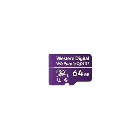 Wd Purple Qd101 Microsd 64gb 3year Warranty - Foto 1