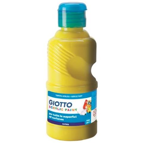 Flacone 250 Ml Giotto Tempera Acrilica Colore Giallo - Foto 1